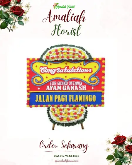 Sewa Papan Bunga Teluk Karang